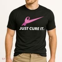 Just Cure It Breast Cancer Awareness Cooling Performance Crew T-Shirt thumb 2