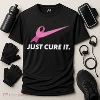 Just Cure It Breast Cancer Awareness Cooling Performance Crew T-Shirt thumb 3