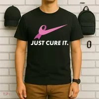 Just Cure It Breast Cancer Awareness T-Shirt thumb 6
