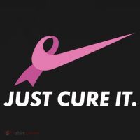 Just Cure It Breast Cancer Awareness Button thumb 1