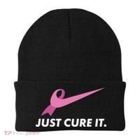 Just Cure It Breast Cancer Awareness Beanie thumb 0