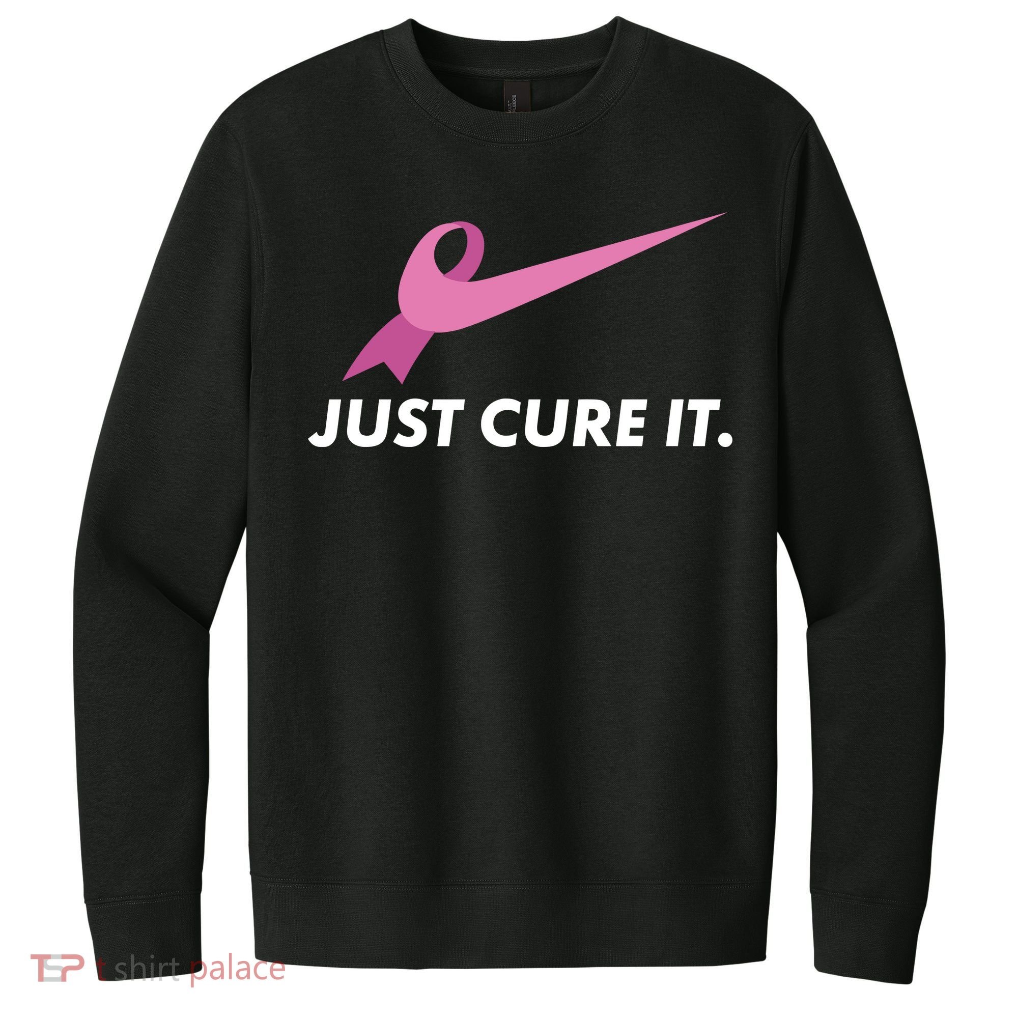 Just Cure It Breast Cancer Awareness V.I.T. Fleece Crew Sweatshirt