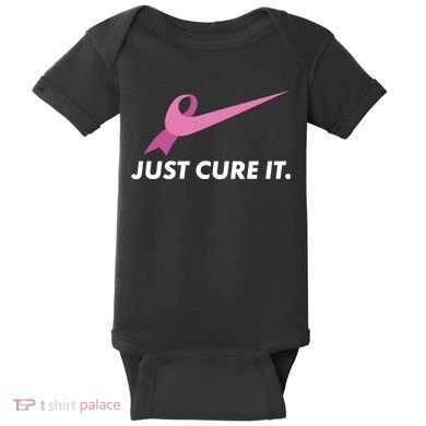 Just Cure It Breast Cancer Awareness Baby Bodysuit