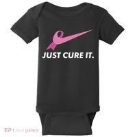 Just Cure It Breast Cancer Awareness Baby Bodysuit thumb 0