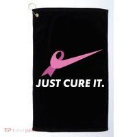 Just Cure It Breast Cancer Awareness Golf Towel thumb 0