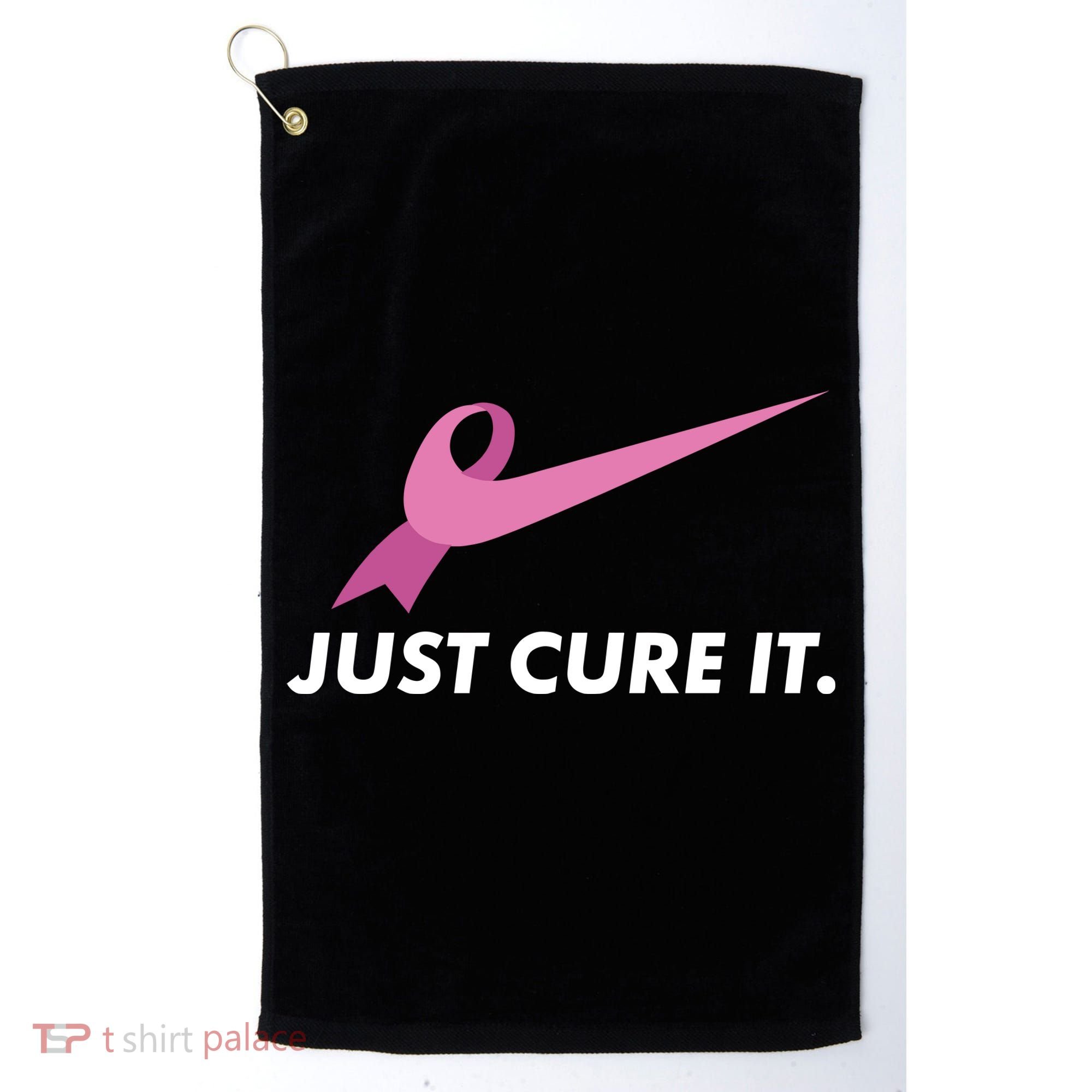 Just Cure It Breast Cancer Awareness Golf Towel