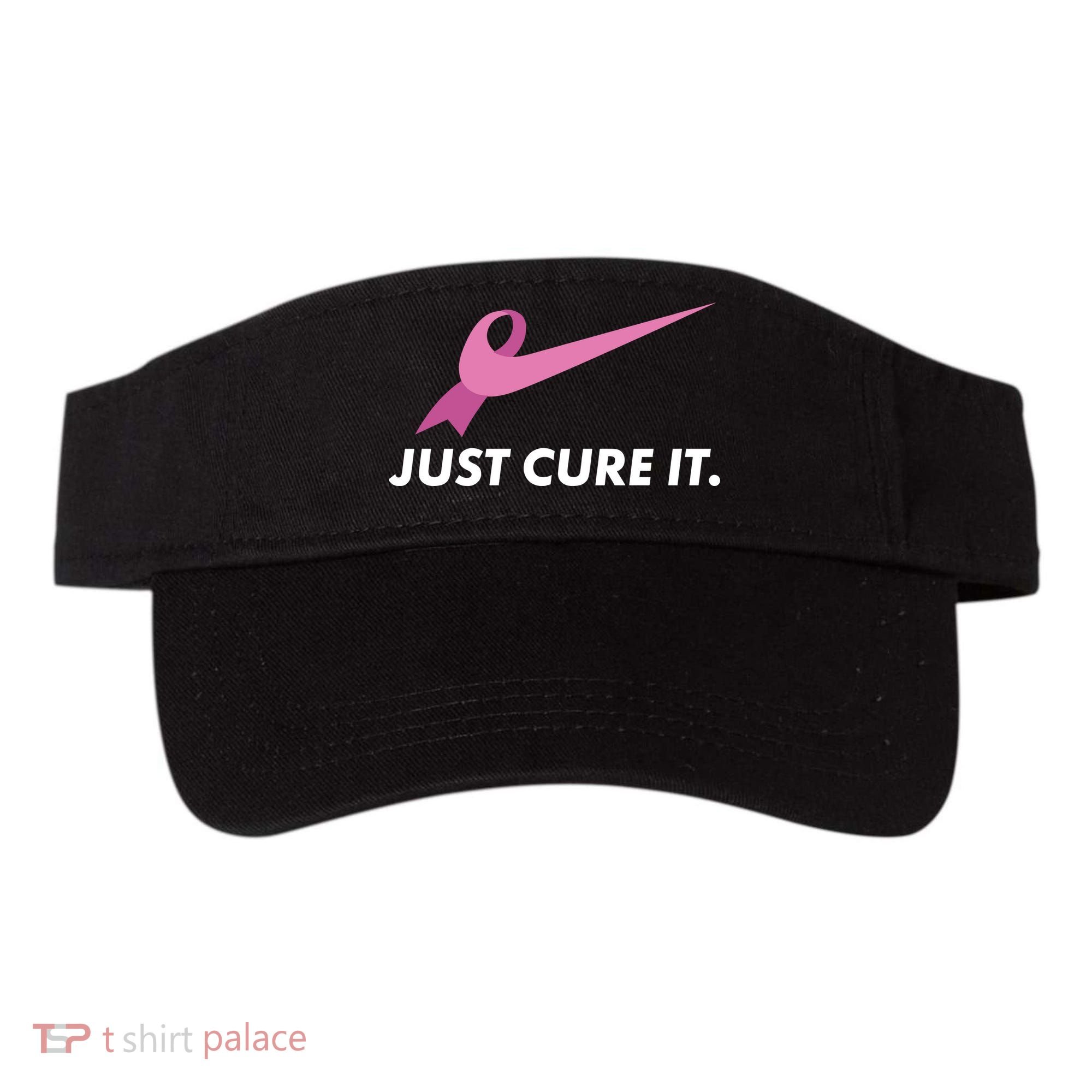 Just Cure It Breast Cancer Awareness Visor