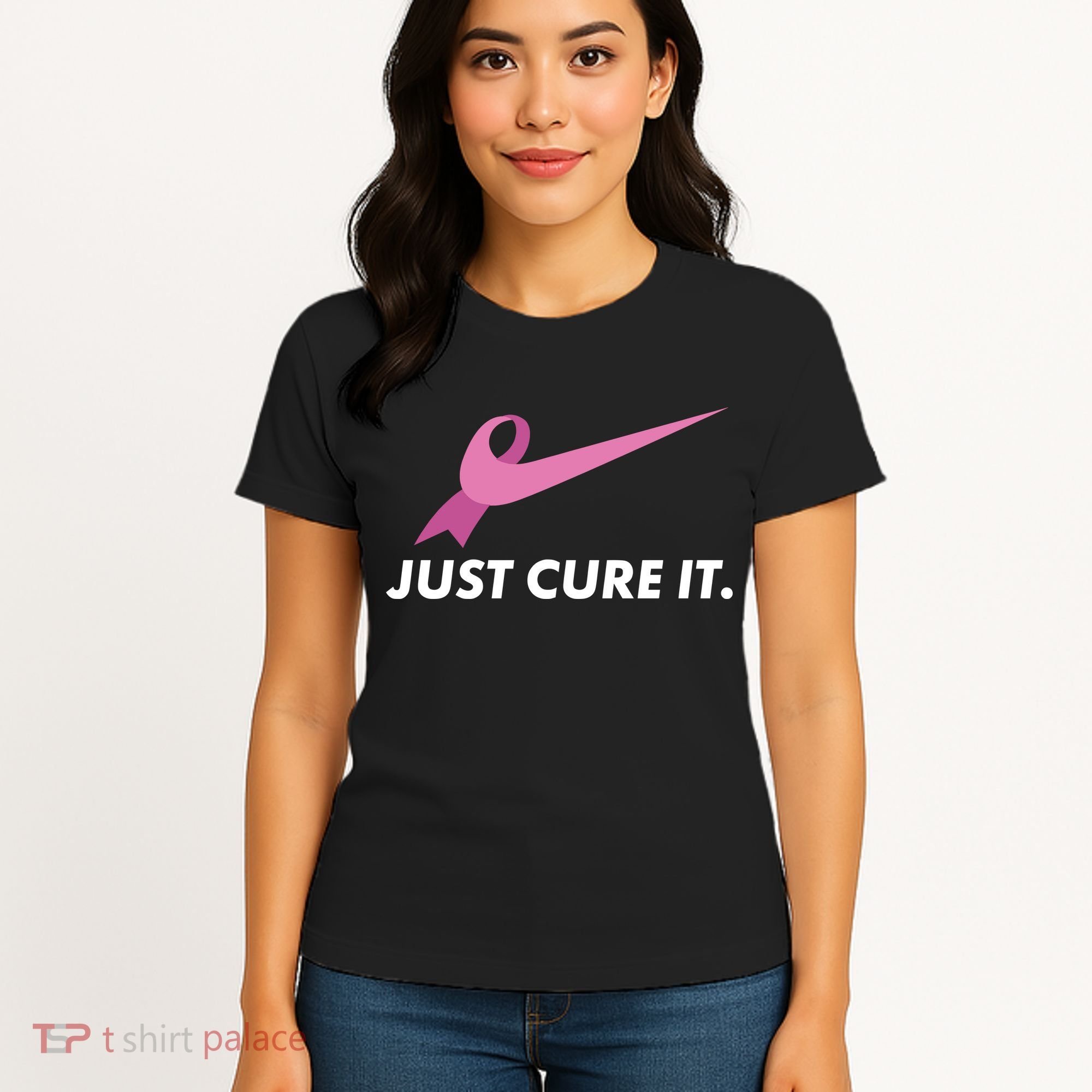 Just Cure It Breast Cancer Awareness Women's T-Shirt