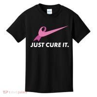 Just Cure It Breast Cancer Awareness Kids T-Shirt thumb 0