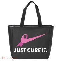 Just Cure It Breast Cancer Awareness Tote Bag thumb 0