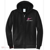Just Cure It Breast Cancer Awareness Full Zip Hoodie thumb 0