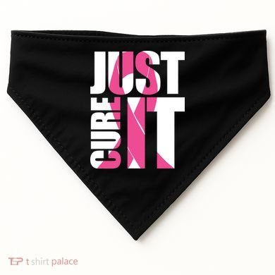 Just Cure It Breast Cancer Tribute USA-Made Doggie Bandana