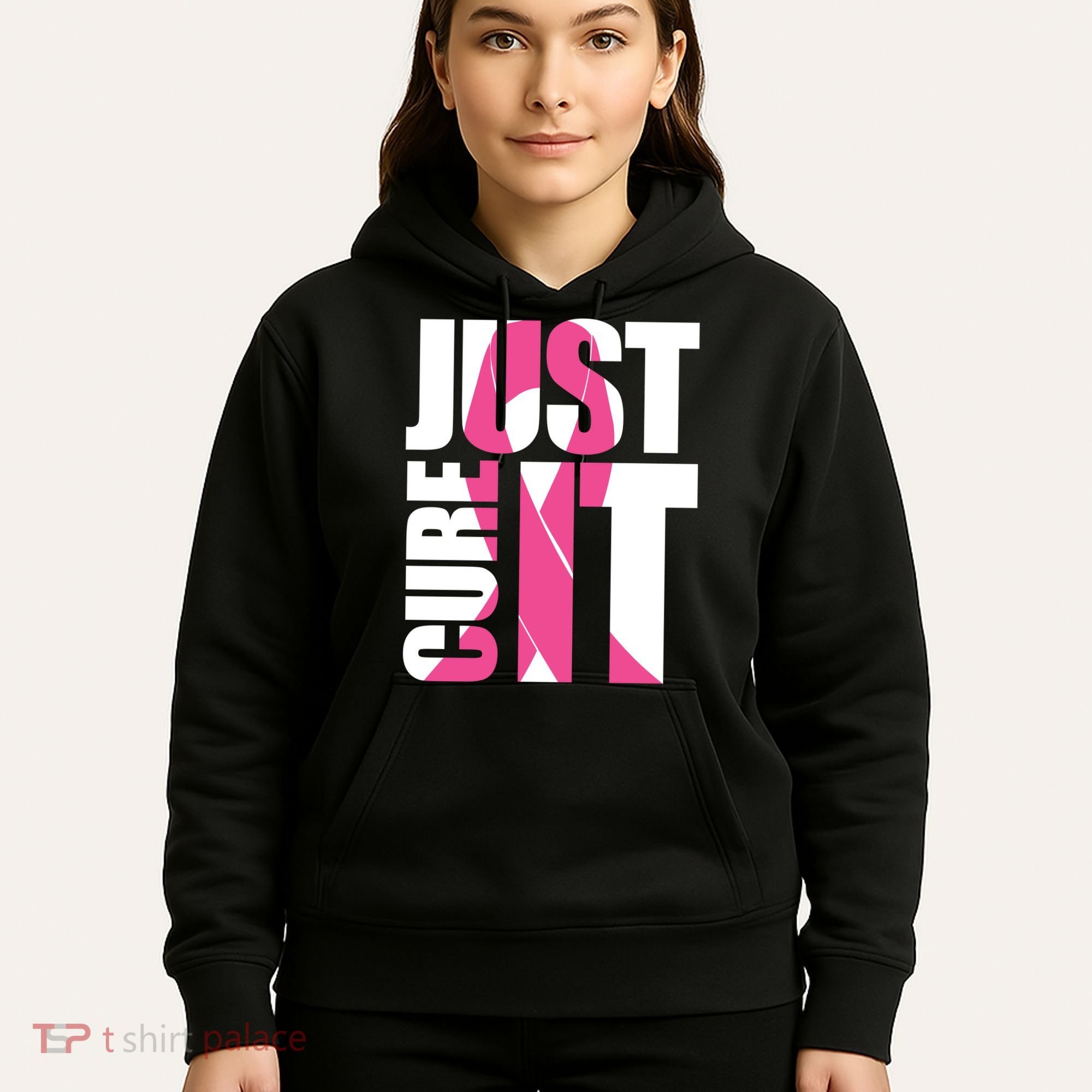Just Cure It Breast Cancer Tribute Hoodie