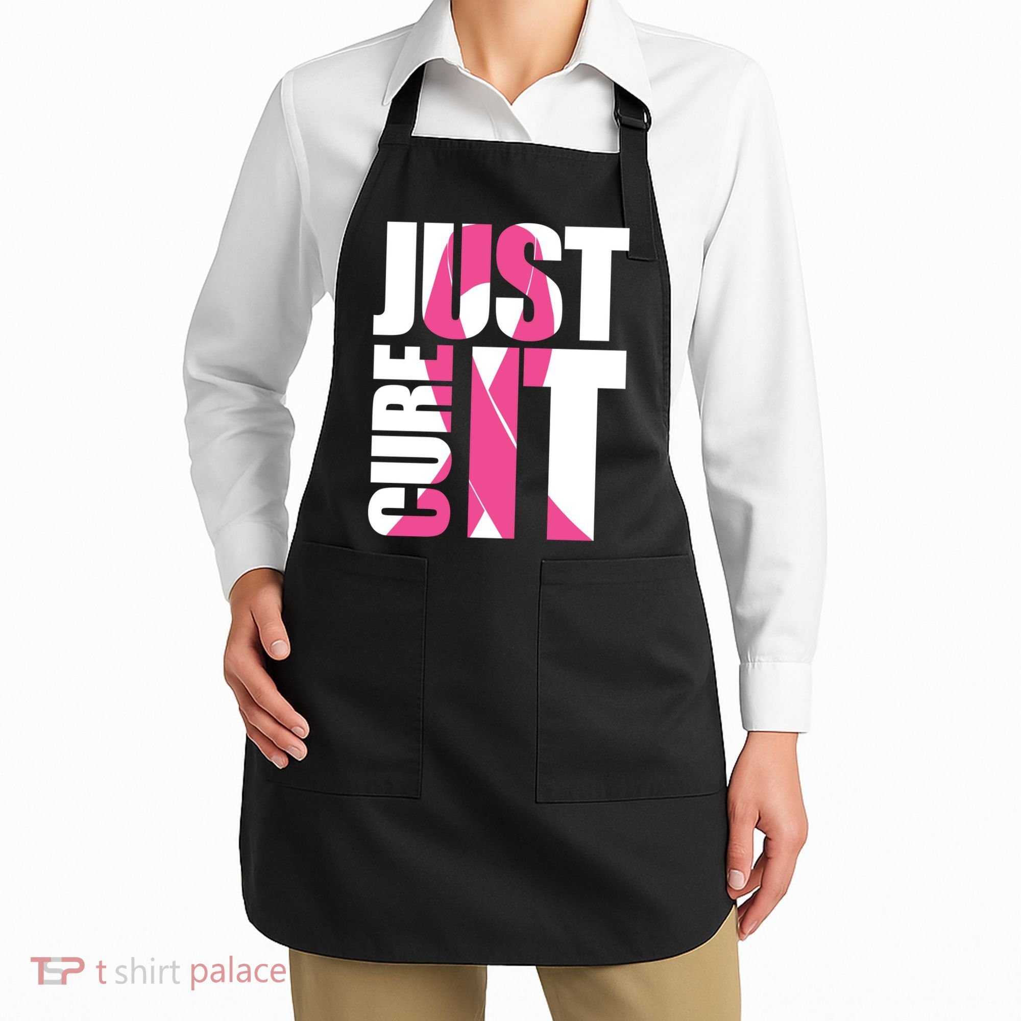 Just Cure It Breast Cancer Tribute Apron