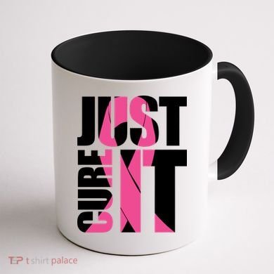 Just Cure It Breast Cancer Tribute Coffee Mug back