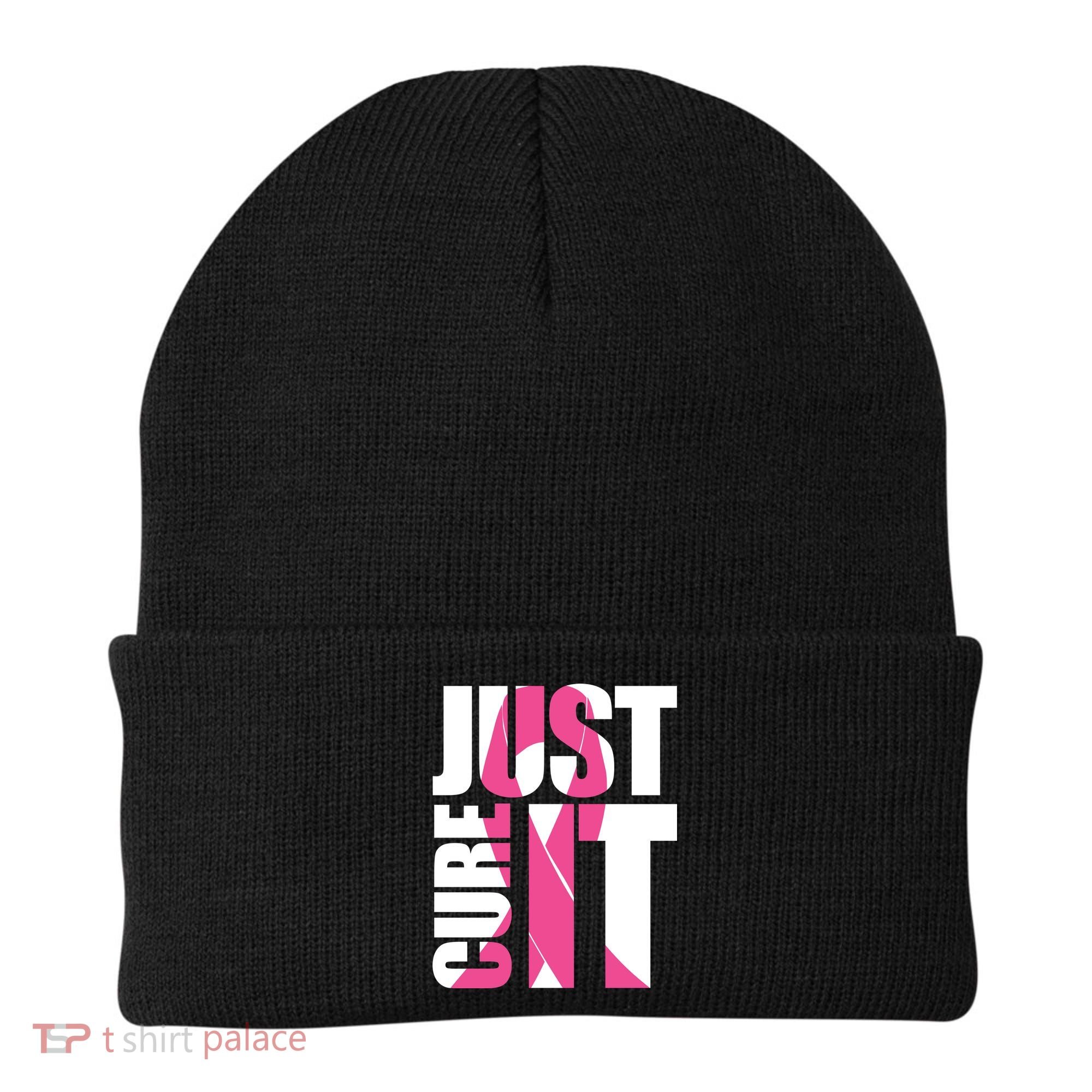 Just Cure It Breast Cancer Tribute Beanie