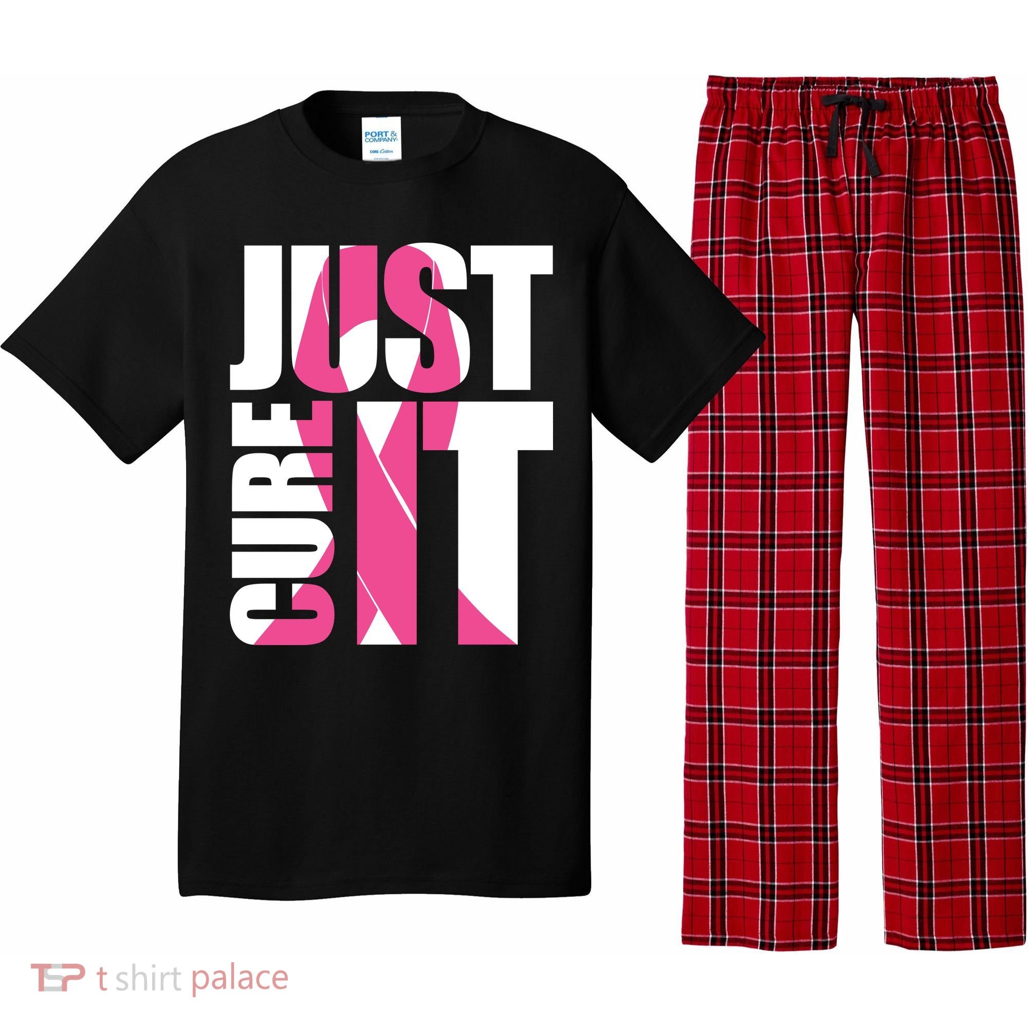 Just Cure It Breast Cancer Tribute Pajama Set