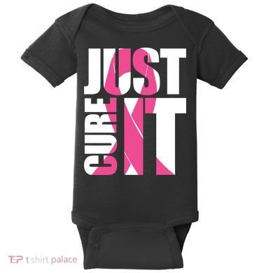 Just Cure It Breast Cancer Tribute Baby Bodysuit