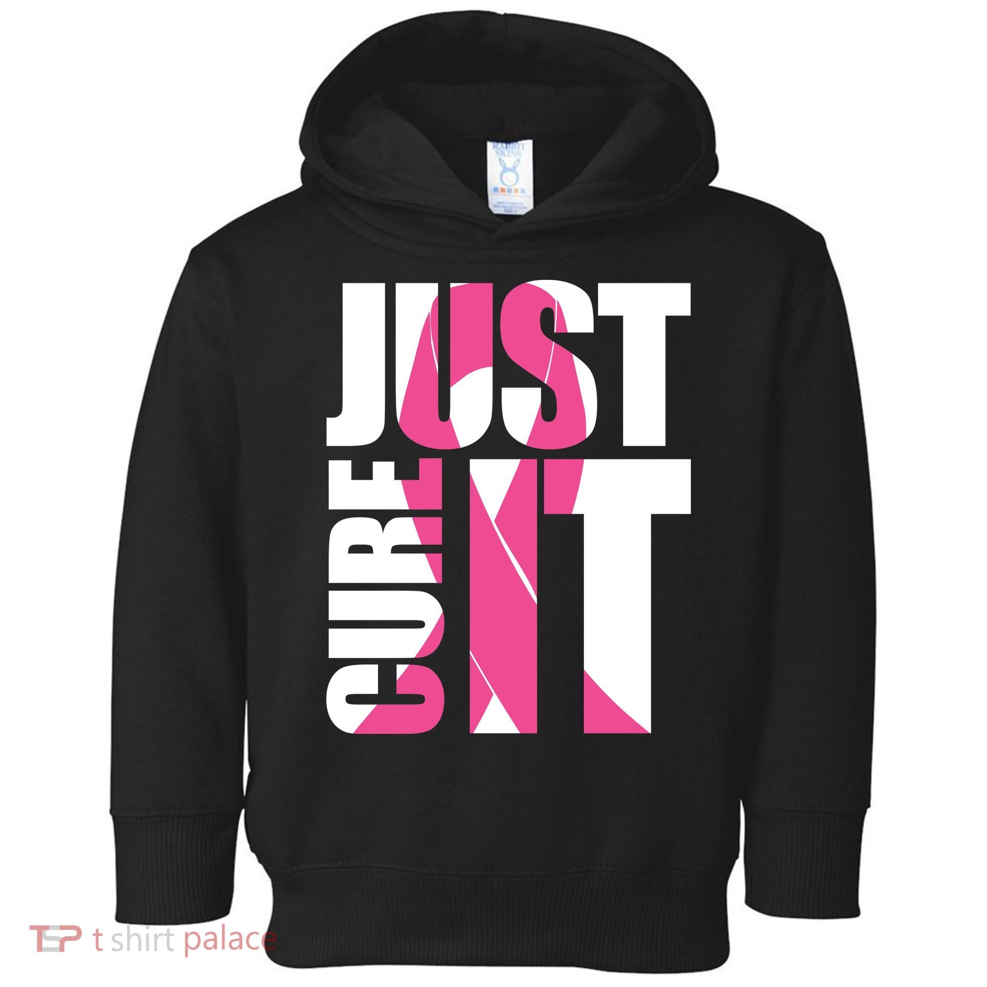 Just Cure It Breast Cancer Tribute Toddler Hoodie
