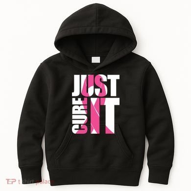 Just Cure It Breast Cancer Tribute Kids Hoodie