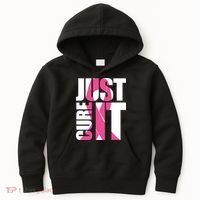 Just Cure It Breast Cancer Tribute Kids Hoodie thumb 0
