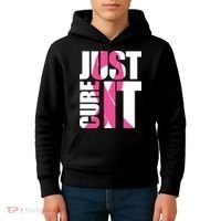 Just Cure It Breast Cancer Tribute Kids Hoodie thumb 4