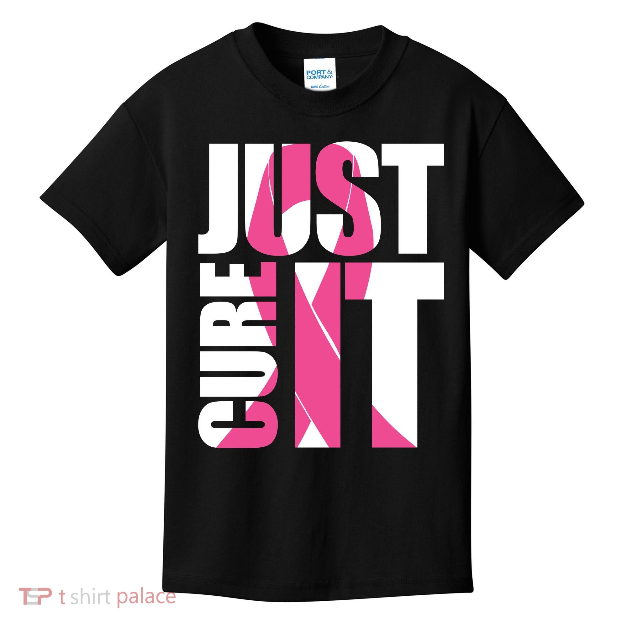 Just Cure It Breast Cancer Tribute Kids T-Shirt