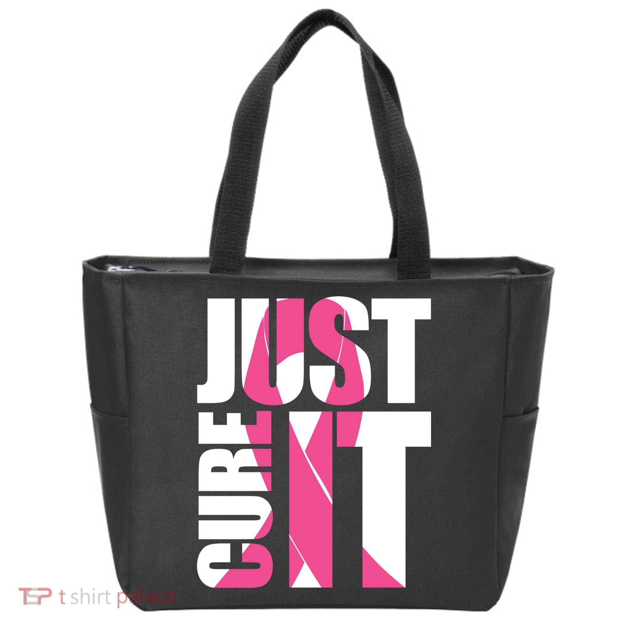 Just Cure It Breast Cancer Tribute Tote Bag
