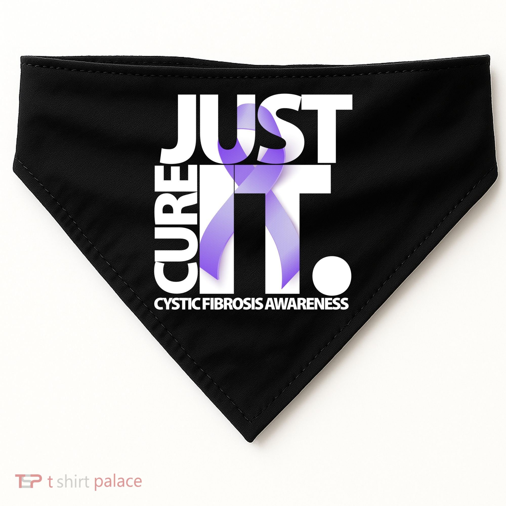 Just Cure it Cystic Fibrosis USA-Made Doggie Bandana
