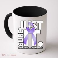 Just Cure it Cystic Fibrosis Coffee Mug thumb 0