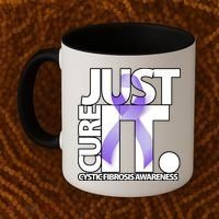 Just Cure it Cystic Fibrosis Coffee Mug thumb 2