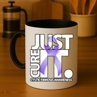Just Cure it Cystic Fibrosis Coffee Mug thumb 4