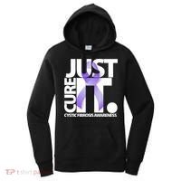 Just Cure it Cystic Fibrosis Women's Hoodie thumb 0