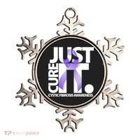 Just Cure it Cystic Fibrosis Ornament thumb 0
