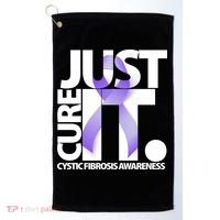 Just Cure it Cystic Fibrosis Golf Towel thumb 0