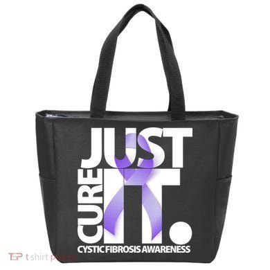 Just Cure it Cystic Fibrosis Tote Bag