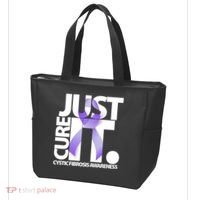 Just Cure it Cystic Fibrosis Tote Bag thumb 3