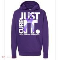 Just Cure it Cystic Fibrosis Hoodie thumb 0