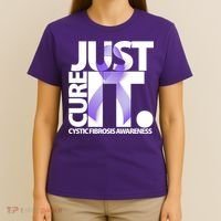 Just Cure it Cystic Fibrosis T-Shirt thumb 4