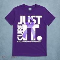 Just Cure it Cystic Fibrosis T-Shirt thumb 5