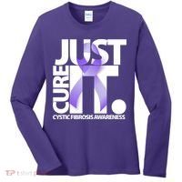 Just Cure it Cystic Fibrosis Women's Long Sleeve Shirt thumb 0