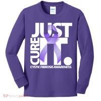 Just Cure it Cystic Fibrosis Kids Long Sleeve Shirt thumb 0
