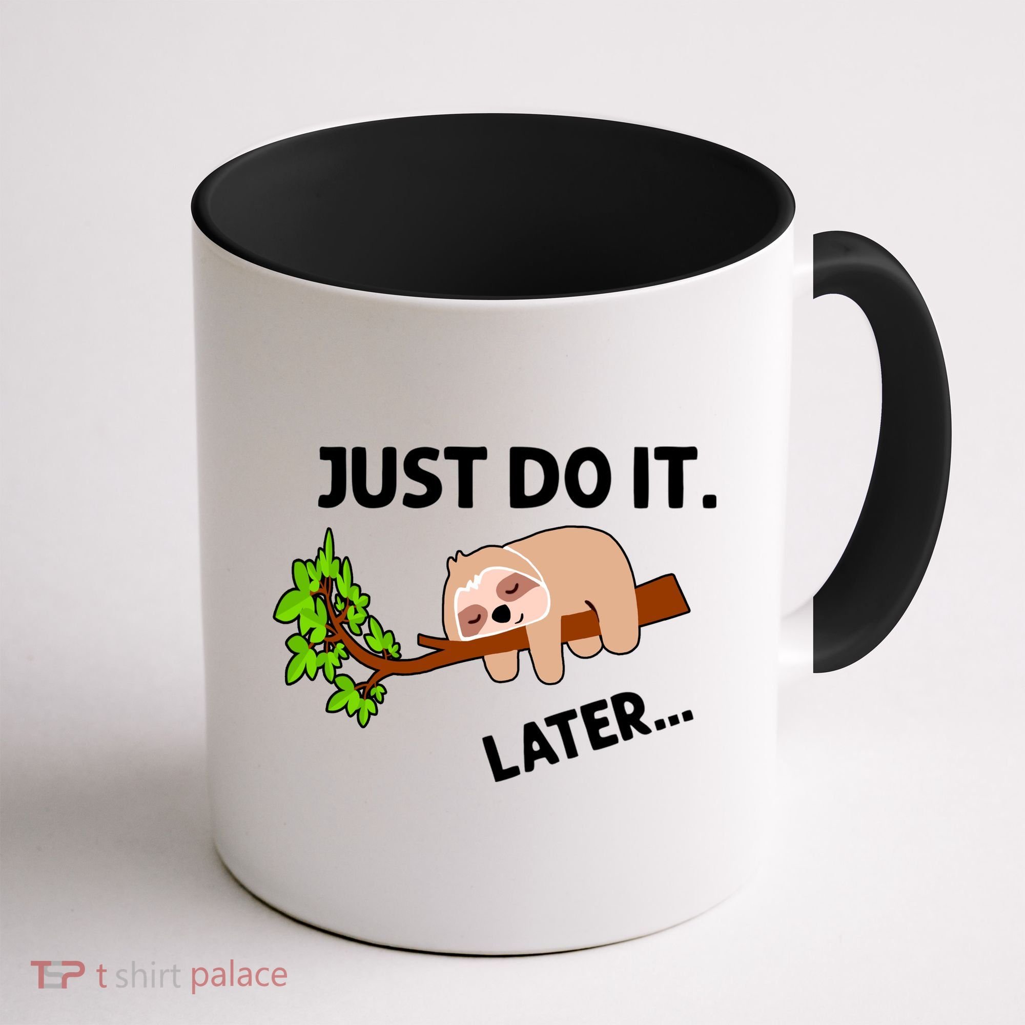 Just Do It Later Funny Lazy Sloth Coffee Mug