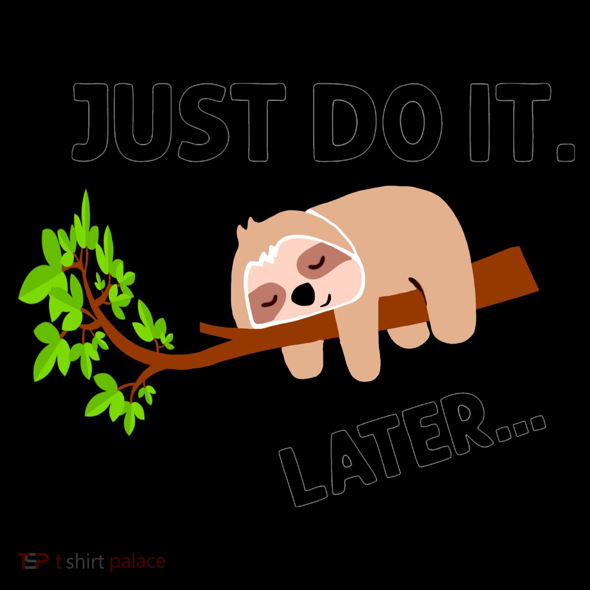 Just Do It Later Funny Lazy Sloth Coffee Mug