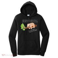 Just Do It Later Funny Lazy Sloth Women's Hoodie thumb 0