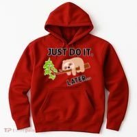 Just Do It Later Funny Lazy Sloth Hoodie thumb 0