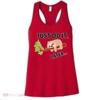 Just Do It Later Funny Lazy Sloth Women's Tank Top thumb 0