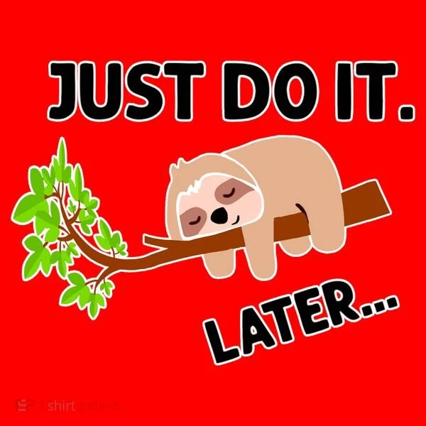 Just Do It Later Funny Lazy Sloth Toddler Hoodie