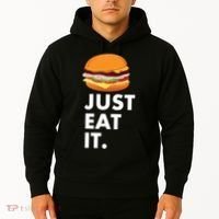 Just Eat It Hamburger Lover  Hoodie thumb 2