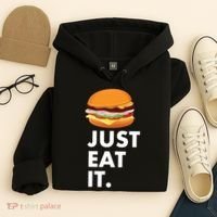 Just Eat It Hamburger Lover  Hoodie thumb 4